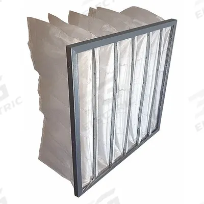 GRAINGER Pocket Air Filter: 24 in x 24 in x 14 in, MERV 8, White, Synthetic - MERV 8 Pocket Air Filters