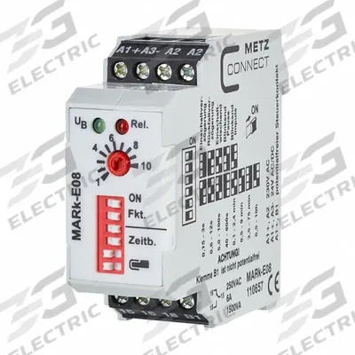 METZ CONNECT Relay: DIN-Rail Mounted, 230V AC/24 V AC/DC - DIN-Rail Mounted Relays