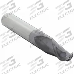 CLEVELAND Ball End Mill: Carbide, TiAlN Coated, 2 Flute, 7/16" Mill Dia, 5/8" LOC, 2-1/2" OAL (MPN C80951)