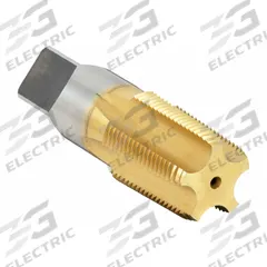 CHICAGO-LATROBE Pipe and Conduit Thread Tap: 3/8"-18 NPTF, 4 Flute, Semi-Bottoming Chamfer (MPN 385444)