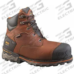 TIMBERLAND PRO 6-Inch Work Boot: Men's, Size 7, M, Brown, Composite Toe Cap, Removable Insole (MPN TB192641214). Key specifications — Footwear Width: M; Gender: Men's; Insulated: Yes; Metal Chip-Resisting Sole: Yes; Puncture-Resistant Sole: No; Removable Insole: Yes; Brand: TIMBERLAND PRO; Chemical-Resisting Sole: Yes.