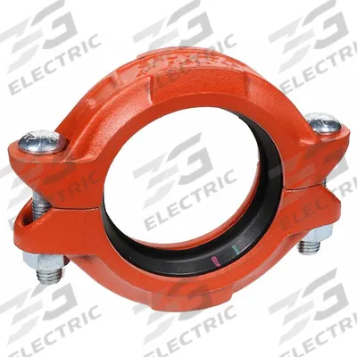 GRUVLOK Clamp Coupling: 12 in x 12 in, EPDM Seal, 800 psi, Ductile Iron - Grooved Pipe Couplings