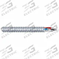 SOUTHWIRE Metal Clad Cable: 12 AWG, 2 Conductors, Copper, 250 ft, Aluminum, Std, THHN/THWN (MPN 61023101). Key specifications — Brand: SOUTHWIRE.