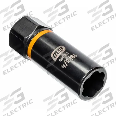 GEARWRENCH Deep Extraction Sockets: 3/4 in Socket Size, 6-Point, Deep, Black Oxide - 1/2" Drive Bolt Extraction Impact Sockets