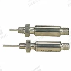 OMEGA Temperature Probe Extension Leads: 1/2 in NPT, -50°C to 120°C, 13 mm Probe, RTD (MPN M12TXSS-PT100-13MM-1/8NPT). Key specifications — Power Required: 4 to 20mA; Brand: OMEGA; Sensing Element Type: RTD; Series: M12TXSS; Temperature Accuracy: ±0.2°C or ±0.2%; Temperature Range: -50 °C to 120 °C.