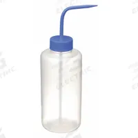 DYNALON Wash Bottle: 1 L, No Imprinting, Blue, Wide, Std Spout Spout, Colorless, 90 mm Body Dia (MPN 3UUP6). Key specifications — Closure Color: Blue; Vented/Nonvented: Nonvented; Body Color: Colorless; Brand: DYNALON; Imprinting Group: No Imprinting or Write On.