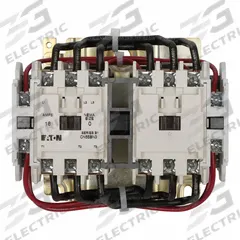 EATON NEMA Magnetic Contactor: Reversing, 3 Poles, NEMA Size 00, 9 A, 120V AC (MPN CN55AN3AB). Key specifications — Brand: EATON.