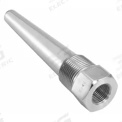 ASHCROFT Threaded Thermowell: Stainless Steel, For 4 in Stem Lg, 2 1/2 in Insertion Lg (MPN 10W0250HT260C). Key specifications — Maximum Operating Temperature: 700°F at 3700 psi; Brand: ASHCROFT; Maximum Operating Pressure: 7,000 psi at 100°F.