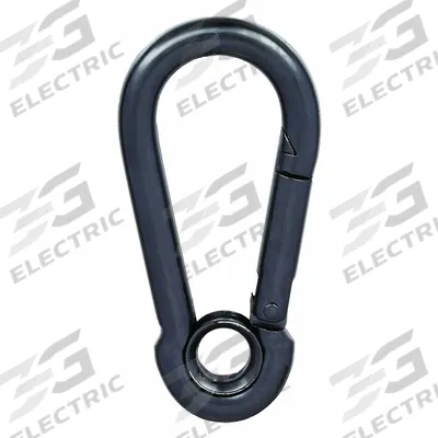 LUCKY LINE PRODUCTS Spring Snap: 1 Snaps, 205 lb Working Load Limit, Solid Gate - Load Rated Spring Snaps