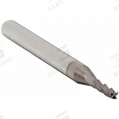 APPROVED VENDOR Square End Mill: Carbide, TiCN Coated, 4 Flute, 2 mm Mill Dia, 8 mm LOC, 39 mm OAL (MPN 206-001295C)