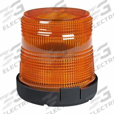 GROTE Flashing Beacon: Flashing Beacon, Amber, 4 1/4 in Overall Wd, 4 3/16 in Overall Ht - Vehicle Flashing Beacons