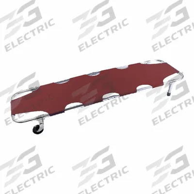 MEDSOURCE Folding Stretcher: Folding Stretcher, 350 lb Wt Capacity - Max, 74 in L x 20 in W - Wheeled Stretchers