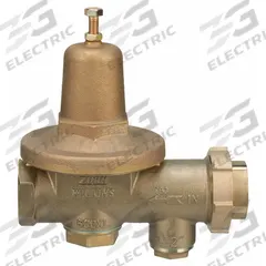 WILKINS Pressure Reducing Valve: FNPT x FNPT, 2 in Pipe Size, Bronze, 25 psi to 75 psi, NPT x NPT (MPN 2-600XLHLR). Key specifications — Brand: WILKINS; Union Type: Single Union; Low-Lead Compliance: Low-Lead Compliant.