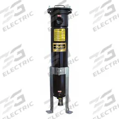 PARKER Bag Filter Housing: Carbon Steel, Bag Trade Size 1, 2 in, NPT, 80 gpm, 175 psi (MPN CBC1S2T). Key specifications — Brand: PARKER; Cover Type: Swing Bolts Closure.