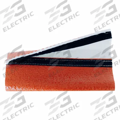 AEROQUIP Aerostyle Pyrojacket: Silicone Rubber, 1 1/8 in Dia, 25 ft Lg - Heat & Flame Resistant Hose Sleeves