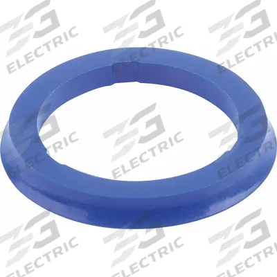 KIPP Sealing Washer: FDA Approved, Acetal, Blue, 29 mm Inside Dia, 37.2 mm Outside Dia - Hygienic Single-Piece Sealing Washers