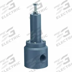 PLAST-O-MATIC Adjustable Back Pressure Relief Valve: PVC, FKM, 3/4 in x 3/4 in, FNPT x FNPT (MPN RVT075V-PV). Key specifications — Brand: PLAST-O-MATIC.