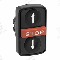 SCHNEIDER ELECTRIC Multihead Operator: Non-Illuminated, 3 Button, Flush Profile, 22 mm Mounting Size (MPN ZB5AA72124). Key specifications — attr211308: SCHNEIDER; attr1026606: Momentary/Momentary/Momentary; attr1026618: Stop; attr1026638: XB5; attr1063632: Non-Metallic.