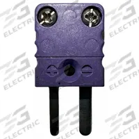 DAYTON Thermocouple Connector: Jack, For Type E Thermocouple Type, Mini Plug, 2 Pins, Flat, Flat (MPN 794F57). Key specifications — attr1432255: Flat; attr1276097: Jack; attr1276100: Constantan; attr1276082: Mini Plug; attr1276092: DAYTON; attr1276087: Purple; attr1276088: Thermoplastic Nylon; attr1276089: 794F57.