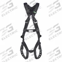 MSA Fall Protection Harnesses: Arc Flash, 400 lb Wt Capacity, Vest Harness, Quick-Connect / Tongue (MPN 10252215). Key specifications — attr655461: 10252215; attr655464: MSA; attr655505: Back; attr655506: General Use; attr655507: Black; attr655510: No; attr655511: Oil & Gas; attr655514: Yes.