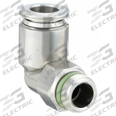 AIGNEP USA Push-Fit Elbow Fitting: 5/32 in OD x 1/8 in Pipe Size - Stainless Steel Tube Fittings