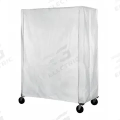 EAGLE GROUP Utility Cart Cover: White, Nylon, Hook-and-Loop, 72 in Wd, 74 in Ht, 24 in Dp (MPN CVC-74-2472). Key specifications — For Use With: Any Standard Eagle Cart; Brand: EAGLE GROUP.