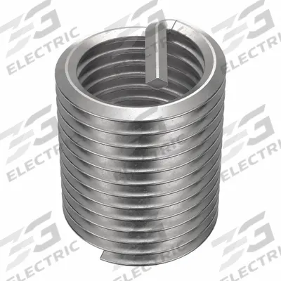 HELI-COIL Helical Insert: Tanged Tang Style, Free-Running, 1 1/2"-6 Thread Size - Free-Running Tanged Helical Inserts