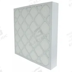 GRAINGER Minipleat Air Filter: 20 in x 25 in x 4 in, Fiberglass, Beverage Board, No Header, MERV 14 (MPN 6B591). Key specifications — Brand: GRAINGER; Frame or Header Material: Beverage Board; Media Material: Fiberglass.