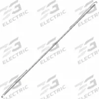FOSTORIA Electric Infrared Tubular Heater Element: For 463/Mfr. No. 462/MM-46A, 3,800 W Output (MPN 630-38579). Key specifications — Connection Type: 5-1/2 in Pigtail; Color: Clear; Heater Mounting Position: Horizontal Burn; Product Type: Electric Infrared Tubular Heater Element; For Use With: MM-46A; Voltage: 600V AC; Includes: 5-1/2 in Wire Leads; Brand: FOSTORIA.