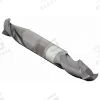 CLEVELAND Square End Mill: Carbide, TiAlN Coated, Double End, 2 Flute, 5/16" Mill Dia, 3/4" LOC (MPN C80181)