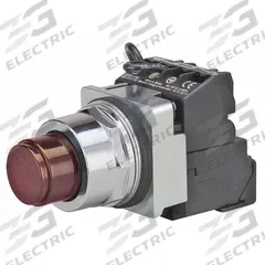 SIEMENS Illuminated Push Button: Illuminated, Extended Profile, Non-Metallic, 30 mm, 1NO/1NC (MPN 52PT6G2AB). Key specifications — Brand: SIEMENS; Action: Momentary; Series: Class 52; Push Button Material Type: Non-Metallic.