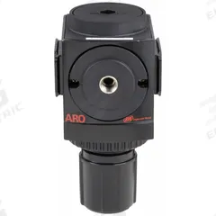 ARO Compressed Air Regulator: Aluminum, 3/8 in NPT, 179 cfm, 0 psi to 140 psi, Knob, 2000 Series (MPN R37331-100). Key specifications — attr111664: No; attr111400: 2000; attr111627: ARO.