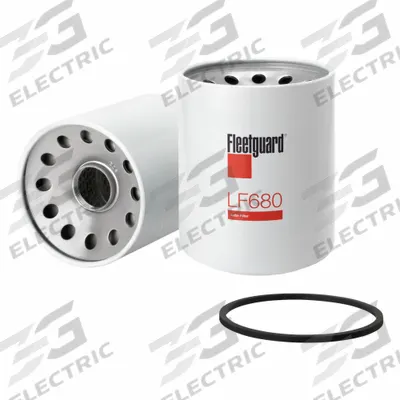 FLEETGUARD Automotive Oil Filter: 1 1/2"-16 UN-2B Thread Size, 7 13/16 in Overall Ht - Spin-On Oil Filters
