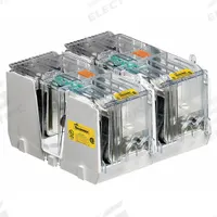 BUSSMANN Fuse Block: Open Block Design, 2 Pole, 600 V AC, Box Lug, Non-Indicating (MPN JM60600-2CR). Key specifications — Brand: BUSSMANN.