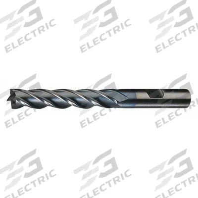 CLEVELAND Square End Mill: High Speed Steel, TiCN Coated, 6 Flute, 1-1/4" Mill Dia - General Purpose High-Speed Steel Square End Mills