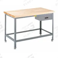 LITTLE GIANT Workbench: Adj Ht, Butcher Block, 24 in x 24 in, 2,000 lb Overall Load Capacity (MPN WT2424-LL-DR). Key specifications — attr558057: LITTLE GIANT.