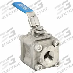MILWAUKEE VALVE Manual Two-Way Ball Valve: 3/4 in, Stainless Steel, Straight, FNPT x FNPT (MPN 35FSSN0LL-034). Key specifications — Brand: MILWAUKEE VALVE; Seat Material: Polymer; Handle: Locking Lever.