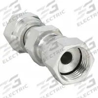 PARKER Compression Fitting Union: 3/8 in OD x 3/8 in OD Size, 9,200 psi Max Op Pressure, Swivel (MPN 6 HL6-S). Key specifications — Brand: PARKER; Series: Seal-Lok.