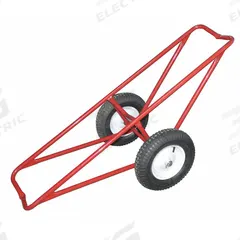 APPROVED VENDOR Cradle Dolly: 500 lb, Red, 34 in H x 25 in W, Rubber Casters (MPN 34D662). Key specifications — Color: Red; Caster Wheel Type: Pneumatic; Brand: APPROVED VENDOR; Caster Wheel/Tread Material: Rubber.
