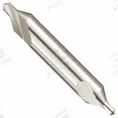 KEO Center Drill: Radius Type, #5, 60°, 2 3/4 in Overall Lg, TiN Coated High Speed Steel (MPN 906-000-123). Key specifications — attr1301185: KEO; attr1301198: Double End.