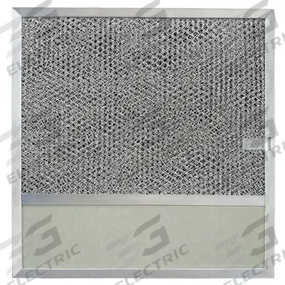 BROAN Range Hood Filter: 11.44 in x 11.81 in x 0.38 in, Aluminum - Kitchen Exhaust Fan Mesh Air Filters