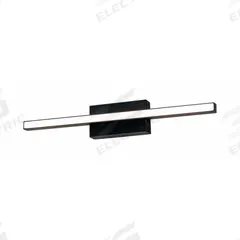 Barlow 18" LED Vanity: Black, 1,037 lm_1,800 lm, 3000K, 20 W, 120V AC, Dimmable, 18 in Lg, 3 in Ht (MPN BARV1803L30D1BK). Key specifications — Mounting Location: Wall; For Bulb Type: Integrated LED; Brand: AFX INC.; Voltage: 120V AC; Color Temperature: 3000K; Housing Finish/Housing Color (Broad): Black.