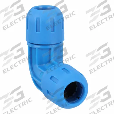 RAPIDAIR Compression Fitting Elbow: 20 mm OD x 20 mm OD Size, Compression x Compression - Compressed Air System Nylon Compression Fittings