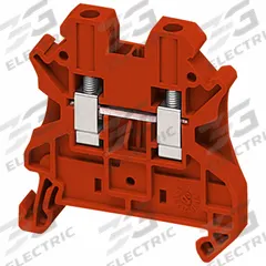 SCHNEIDER Terminal Block: DIN Rail Mounting Type, Screw Clamp Wire Termination, 2 Wire Terminals (MPN NSYTRV42RD). Key specifications — Brand: SCHNEIDER; For Minimum Wire Size: 26 AWG.