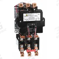 SQUARE D Magnetic Motor Starter: Non-Reversing, 3 Poles, NEMA Size 4, 135 A, 120V AC Coil (MPN 8536SFO1V02S). Key specifications — Brand: SQUARE D; Coil Voltage: 110/120V AC; Phase: Three; Operator: None; Terminal Connection Type: Screw Clamp Terminals; Includes Pilot Light: No; Operator Controls: None; Auxiliary Contacts Included: No Auxiliary Contacts Included.