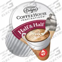 INTERNATIONAL DELIGHT. Liquid Creamer: Half & Half, 0.38 oz Item Size, Single-Serve Tub (MPN UPC102042). Key specifications — attr921100: Single-Serve Tub; attr873858: INTERNATIONAL DELIGHT.; attr921101: Half & Half.