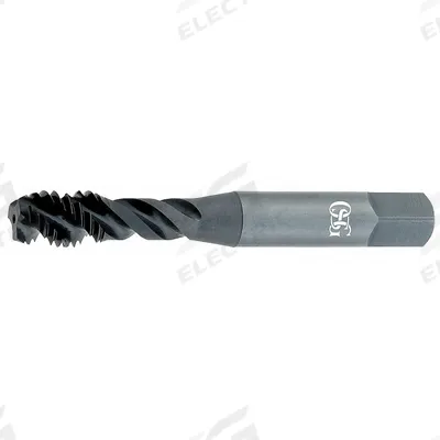 OSG Spiral Flute Tap: M12x1.5 Metric, D6 / 4H-6H, 3 Flute - General Purpose Spiral-Flute Taps