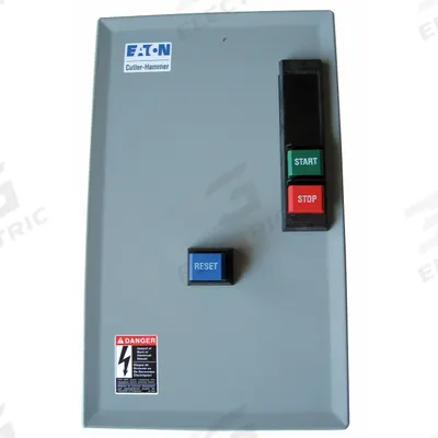EATON Magnetic Motor Starter: Non-Reversing, 3 Poles, Electronic Protection, 32 A - Enclosed, Non-Reversing Starters with Electronic Overloads