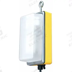 W F HARRIS LIGHTING Temporary Job Site Light: Fluorescent, Corded, Magnetic Light, 120V AC, Eye Bolt (MPN 30-WL-42-PLT). Key specifications — Plug Type: Three Prong NEMA 5-15; Lamp Guard: Polycarbonate; Includes Bulb: Yes; Brand: W F HARRIS LIGHTING; Cord Designation: SJTOW; Cord Wire Gauge: 18 AWG; Job Light Type: Magnetic Light; Lighting Technology: Fluorescent.