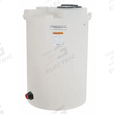 SNYDER INDUSTRIES Storage Tank: Single Wall, Vertical, 250 gal, Closed Top, 3/16 in Wall Thick - Vertical Liquid Storage Tanks